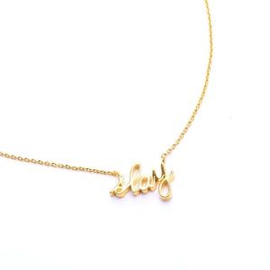 COPY - SLAY ALL DAY Gold Necklace